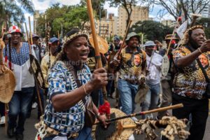 (Crowds of anti-illegal immigration protesters demonstrate in the streets in Durban, South Africa, Wednesday, Sept. 30, 2026.  AP Photo)
