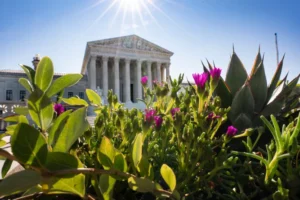 (The Supreme Court is seen on Capitol Hill in Washington, Aug. 25, 2026.  AP File Photo: J. Scott Applewhite)