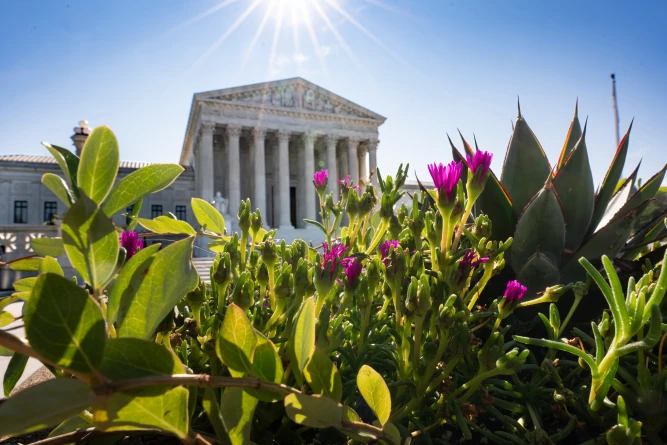 (The Supreme Court is seen on Capitol Hill in Washington, Aug. 25, 2026.  AP File Photo: J. Scott Applewhite)